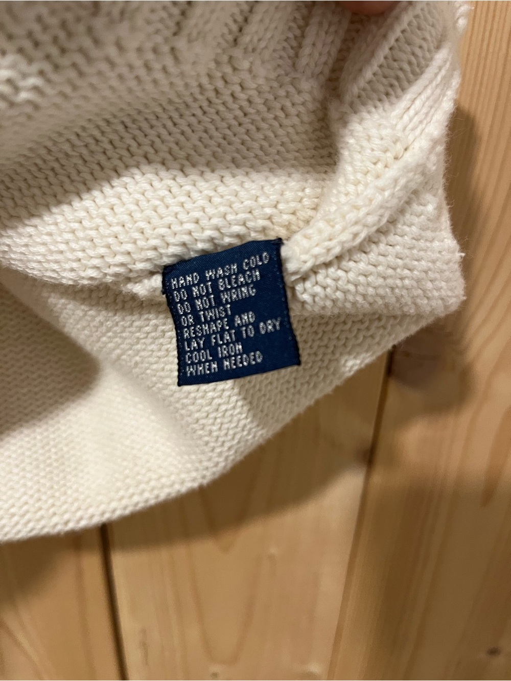 Ralph Lauren White V-Neck Sweater Vest with Navy Pony XL - Picture 6 of 7